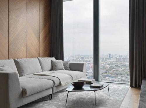 Апартаменты в высотке.  Удобный и комфортный интерьер для проживания одного человека. 09