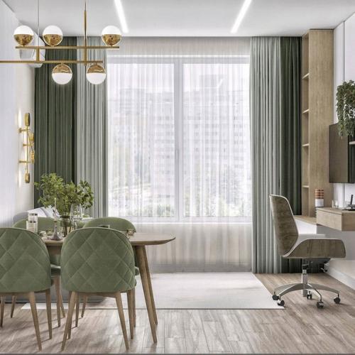 Интерьер квартиры в светлых оттенках. 03