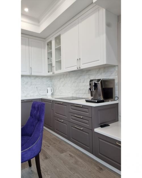 Превращение кухни в кухню - гостиную. 07