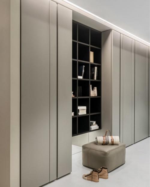 Сдержанная цветовая гамма, минимум мебели и максимум тактильных впечатлений от соприкосновения с натуральным деревом, стеклом, металлом. 04