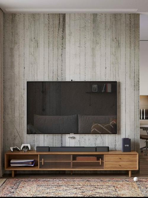 Интерьер наполнен гармонией и спокойствием - здесь каждая деталь словно поддерживает атмосферу единства, уюта и тихого домашнего тепла. 02