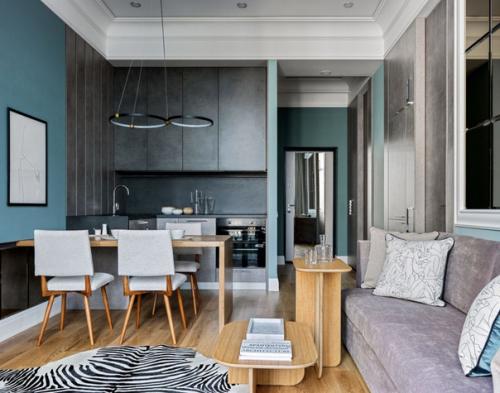 Стильная квартира площадью 42 м 2.

