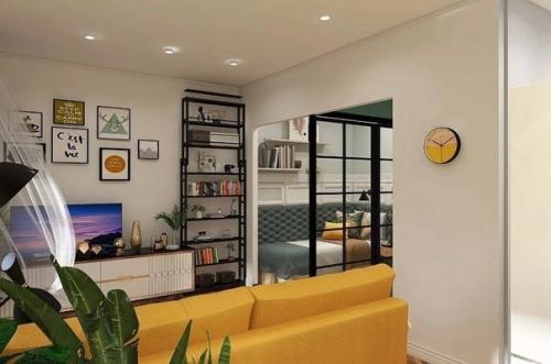 Яркая квартира, площадью - 33, 55 кв. 02