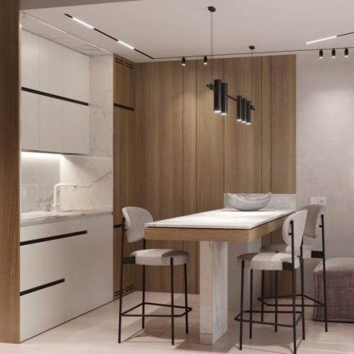 Маленькая студия, площадью 35 кв. 02