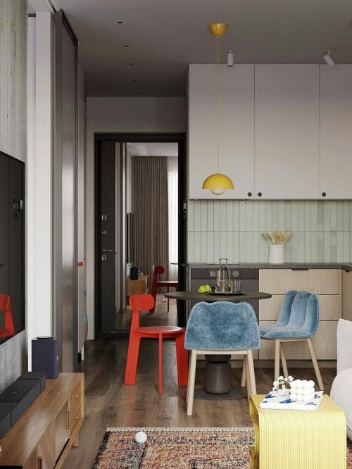 Интерьер наполнен гармонией и спокойствием - здесь каждая деталь словно поддерживает атмосферу единства, уюта и тихого домашнего тепла. 09