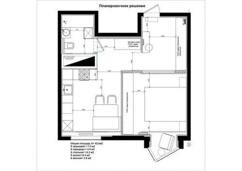 Однушка с яркими акцентами. 09