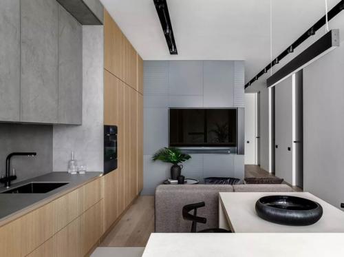 Квартира в стиле минимализм. 01