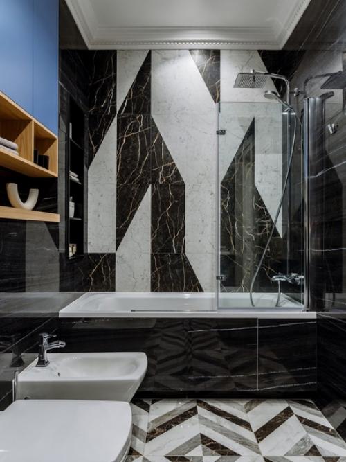 Стильная трехкомнатная квартира, площадью - 76 кв. 07