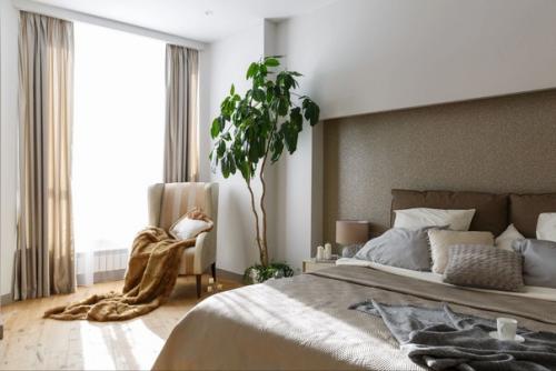 Сдержанный, спокойный и элегантный интерьер без ощущения Визуального Шума. 06