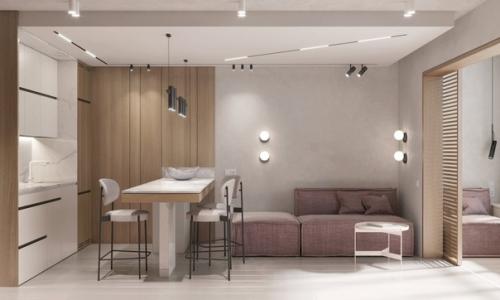 Маленькая студия, площадью 35 кв.