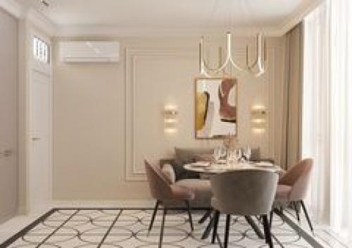 Светлая и нежная кухня. 01