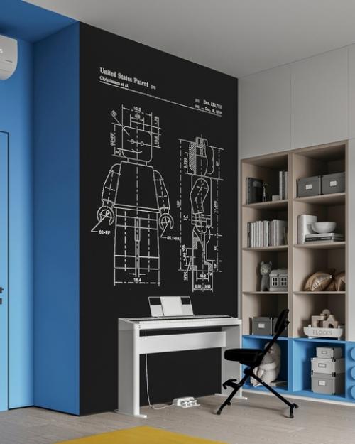 Интерьер игровой комнаты для двух мальчиков.