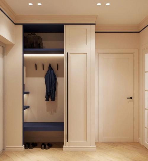 Однокомнатная квартира с изолированной кухней. 06