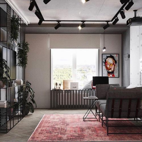 Детская для девочки подростка в стиле лофт. 02