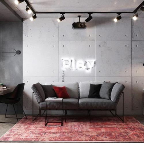 Детская для девочки подростка в стиле лофт.