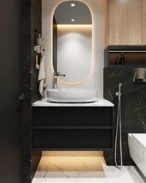 Ванная комната площадью 3. 5 кв. 01