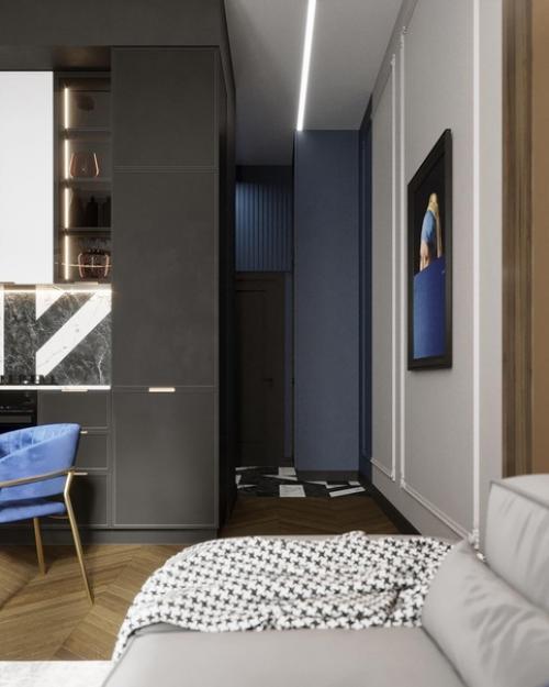 Кухня - гостиная, площадью - 18, 8 м. кв. 03