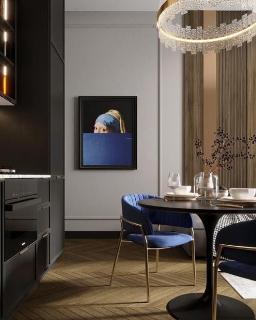 Кухня - гостиная, площадью - 18, 8 м. кв. 01