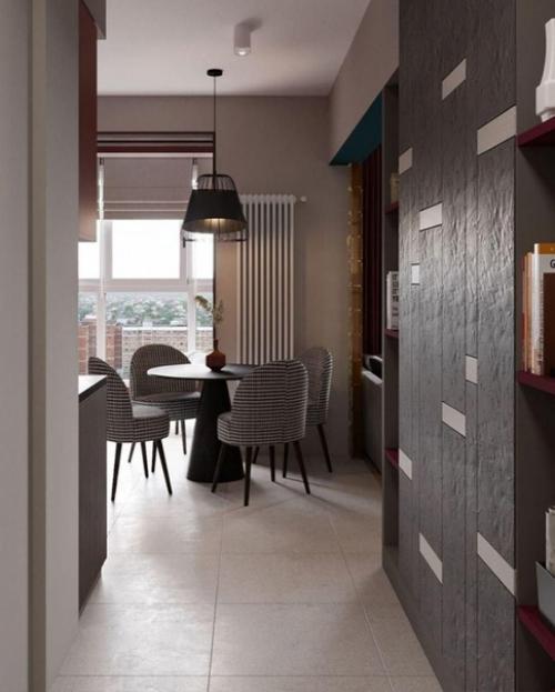 Яркая кухня. Я не сторонница подобных интерьеров, но здесь всё просто отлично! 02