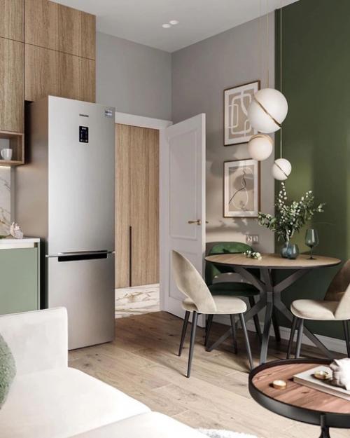 Дизайн квартиры, выполненный в едином стиле. 01