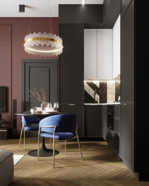 Кухня - гостиная, площадью - 18, 8 м. кв. 02