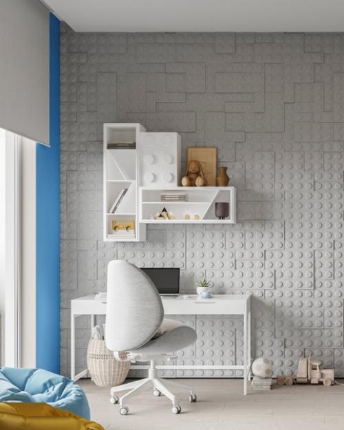 Интерьер игровой комнаты для двух мальчиков. 04