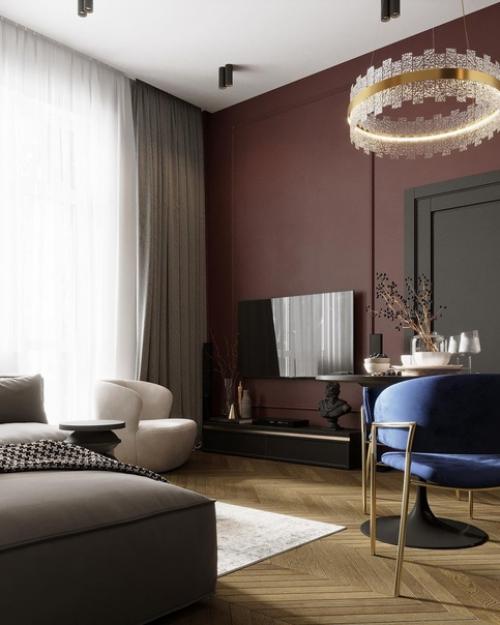 Кухня - гостиная, площадью - 18, 8 м. кв. 06