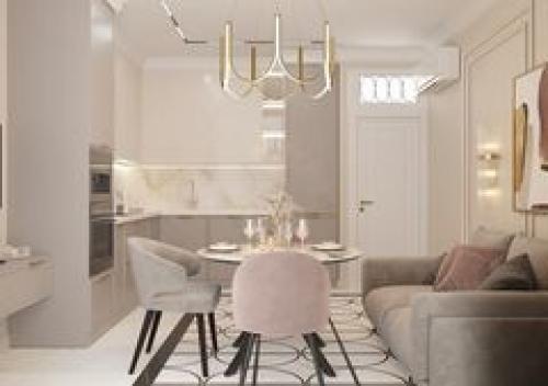 Светлая и нежная кухня. 02