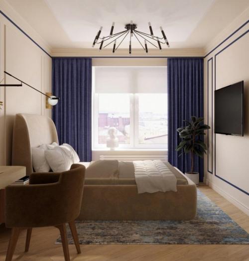 Однокомнатная квартира с изолированной кухней. 05