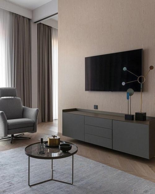 Комфортное пространство для жизни, спокойное, без ультрамодных решений. 01