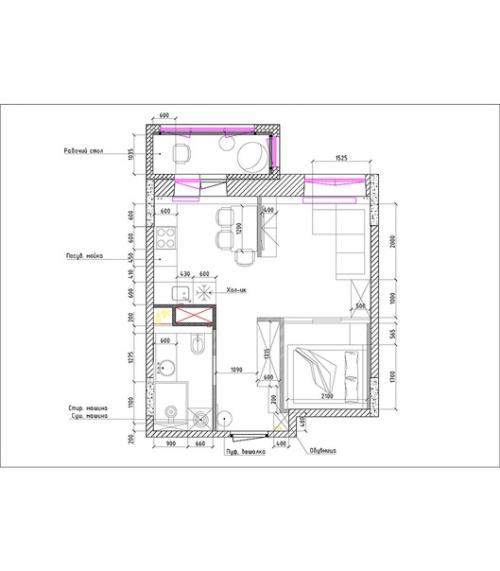 Милая однушка 36 кв. 09