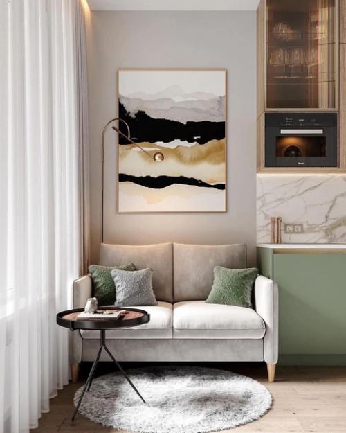 Дизайн квартиры, выполненный в едином стиле. 02