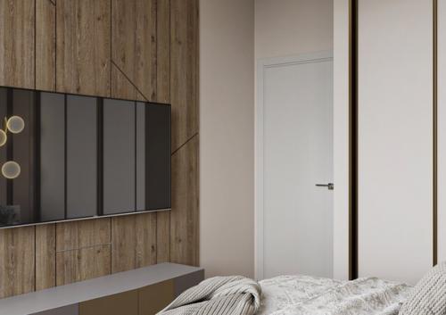 Спальня в современном стиле с элементами классики. 02