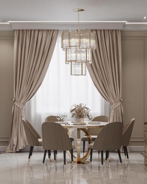 Интерьер кухни в загородном доме. 03