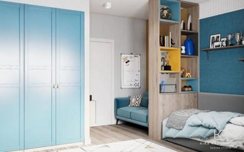 Комната мальчика - подростка, площадью - 16 кв. 03