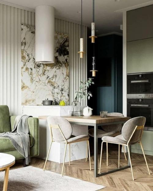 Кухня с интересной обеденной зоной! 03