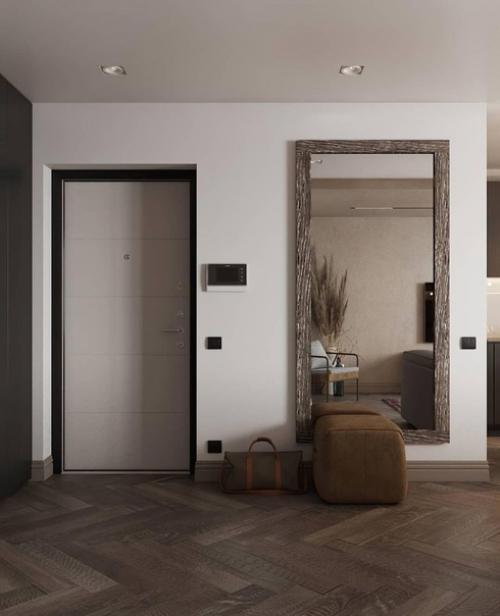 Кухня - гостиная и прихожая из одного проекта. 08