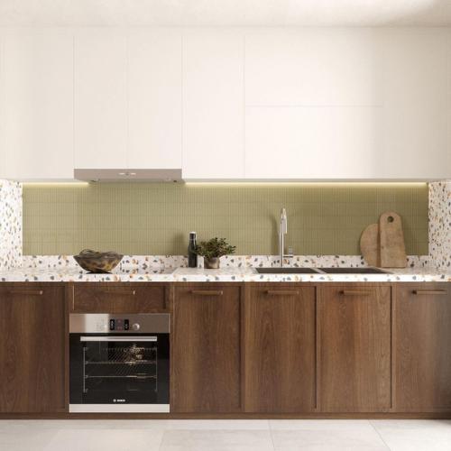 Небольшая светлая квартира с теплым колоритом и легким намеком на этнические мотивы. 02