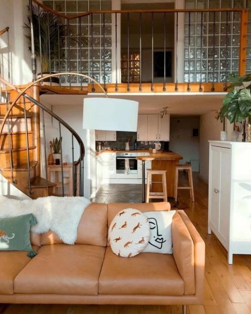 Атмосферная двухуровневая квартира. 09