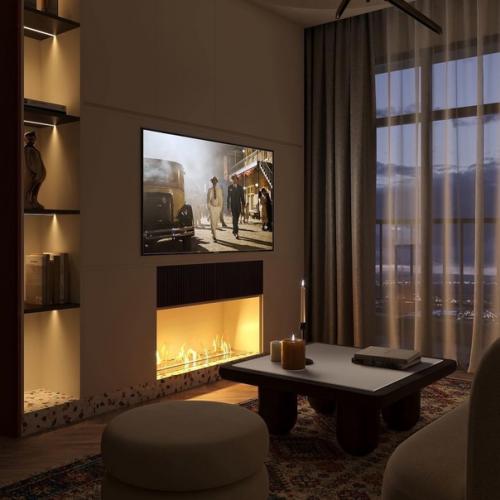 Небольшая светлая квартира с теплым колоритом и легким намеком на этнические мотивы. 08