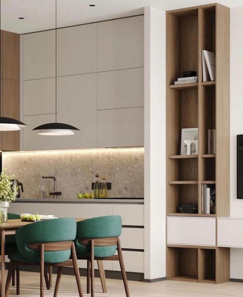 Кухня - гостиная, площадью - 18, 8 кв. 02