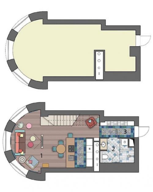 Квартира, общей площадью - 70, 3 кв. 09
