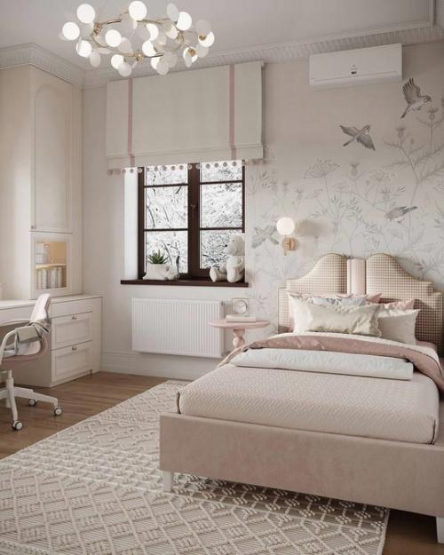 Миленько.  Я бы заменила римскую штору на обычные. 04