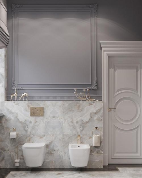 Ванная комната в загородном доме. 03