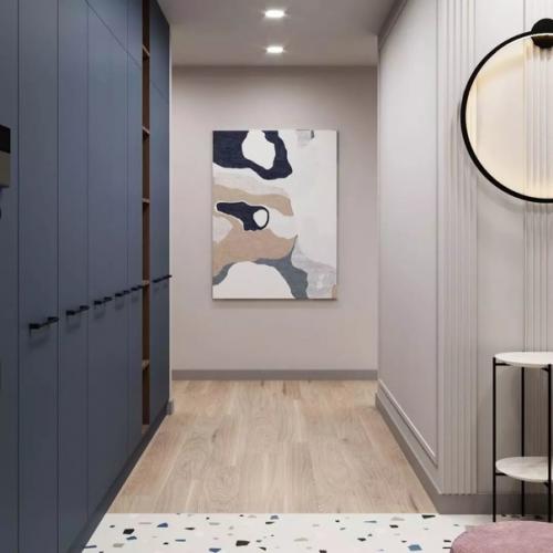 Кухня - гостиная площадью 18 кв. 07