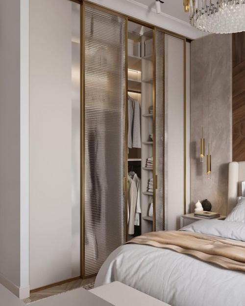 Роскошный интерьер спальни. 05