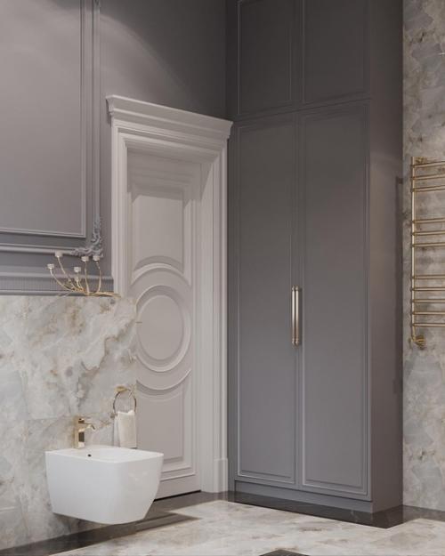 Ванная комната в загородном доме. 04