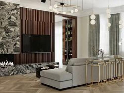 Элегантная гостиная комната. 05