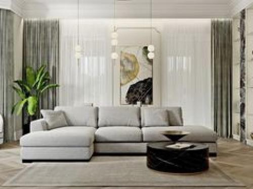 Элегантная гостиная комната. 01