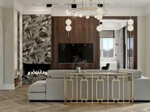 Элегантная гостиная комната. 06